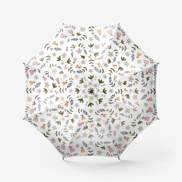 Зонт «Цветы паттерн»