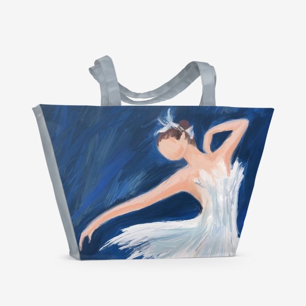 Пляжная сумка «Волшебство балета. Танец балерины.»
