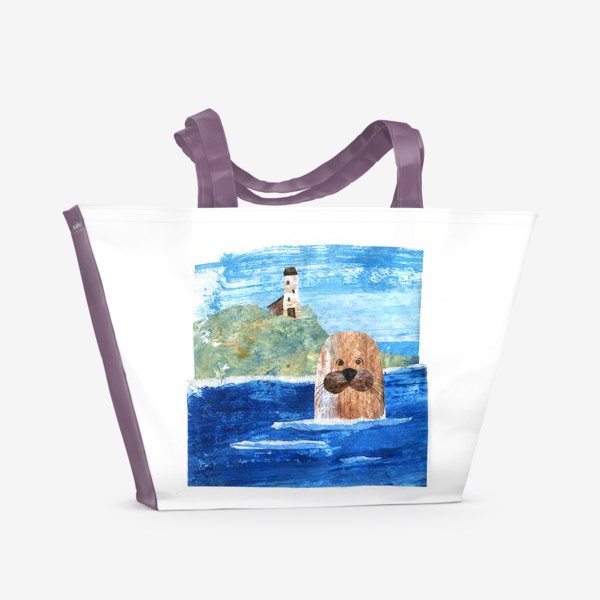 Пляжная сумка «тюленьчик»