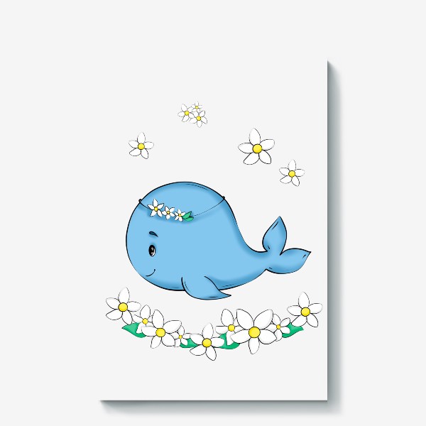 Холст «Весенний кит »