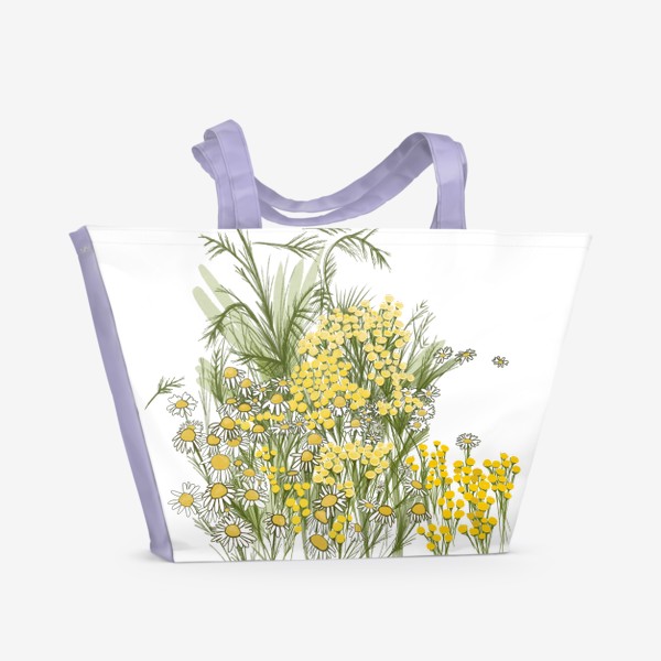 Пляжная сумка &laquo;Полевые цветы&raquo;