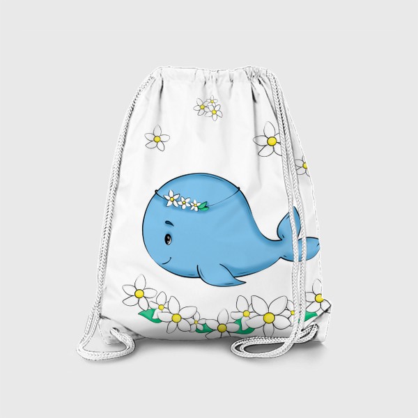 Рюкзак «Весенний кит »