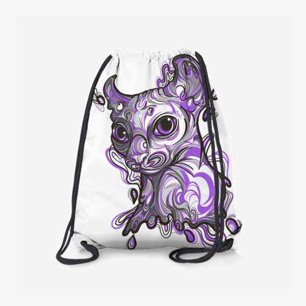 Рюкзак «Кот фиолетовый»