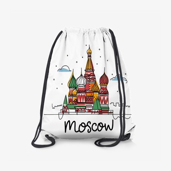 Рюкзак «Москва акварельная»