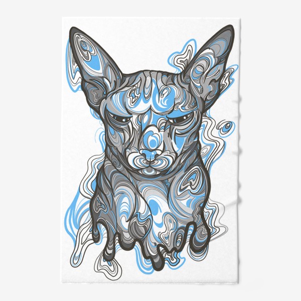 Полотенце «Синий кот»