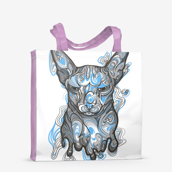 Сумка-шоппер «Синий кот»