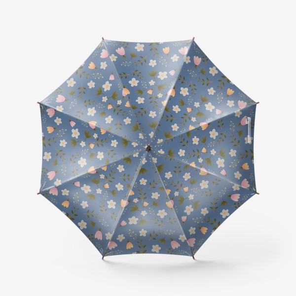 Зонт «Цветы паттерн №6»