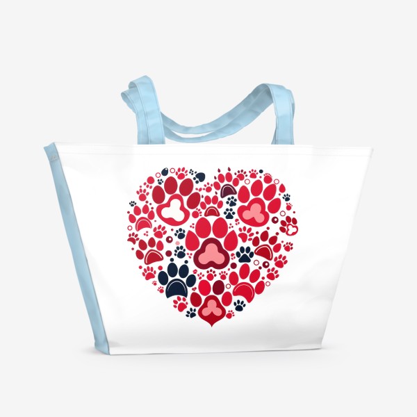 Пляжная сумка «С любовью к животным»
