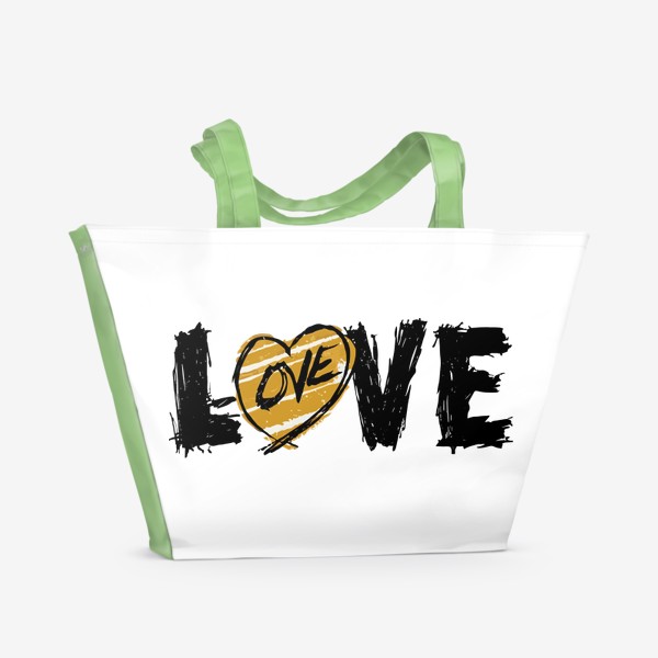 Пляжная сумка «Просто люблю»