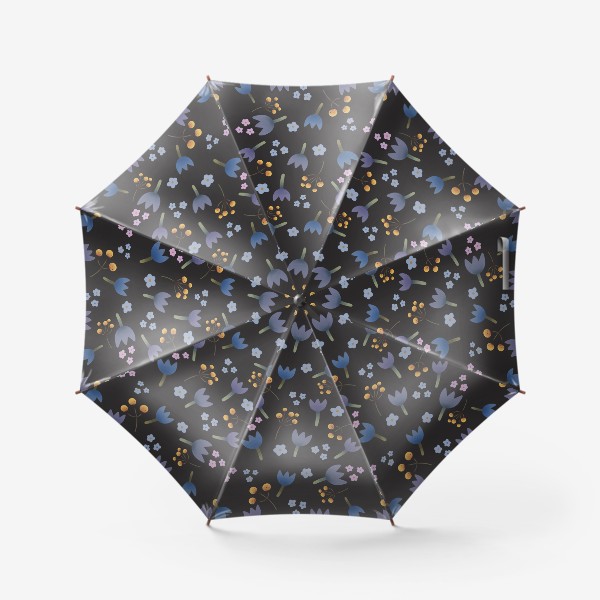 Зонт «Цветы паттерн №4»