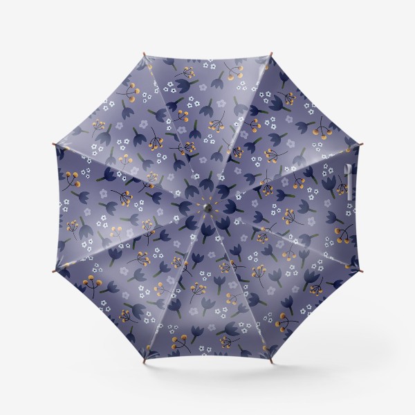 Зонт «Цветы паттерн №2»