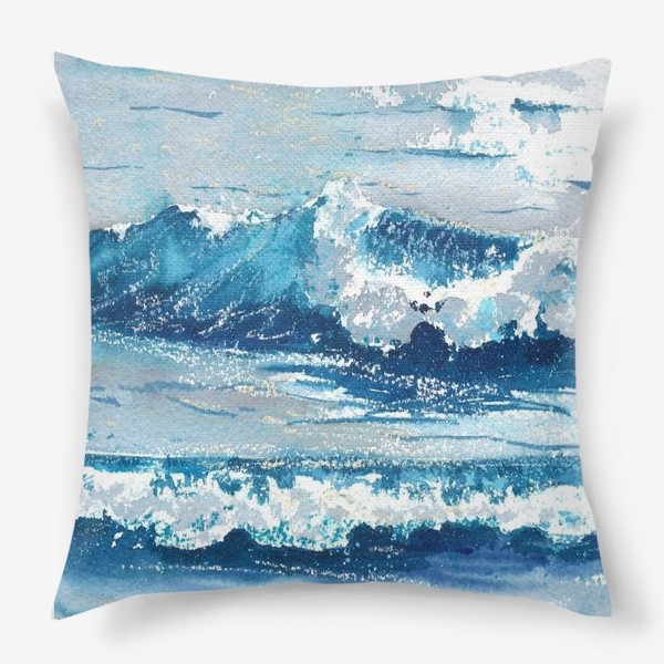 Подушка «Море. волны»