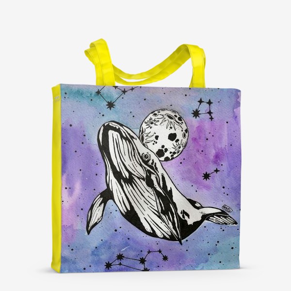 Сумка-шоппер «небесный кит»