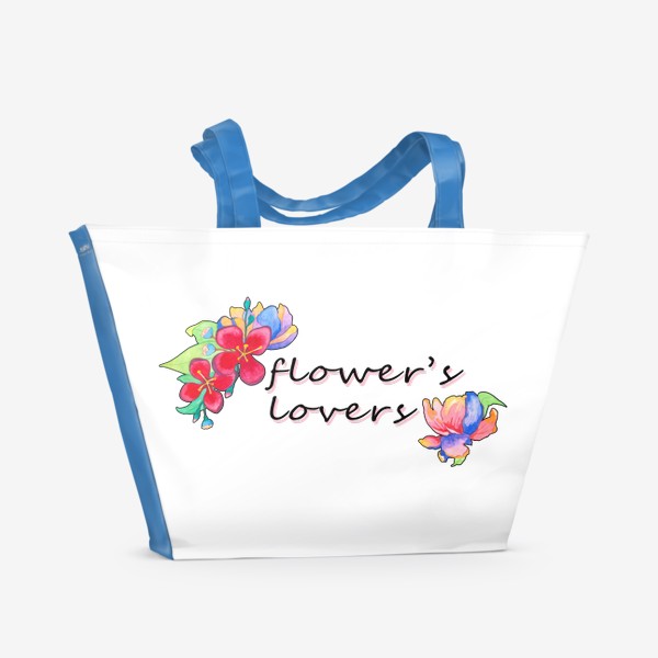 Пляжная сумка &laquo;Любители цветов&raquo;