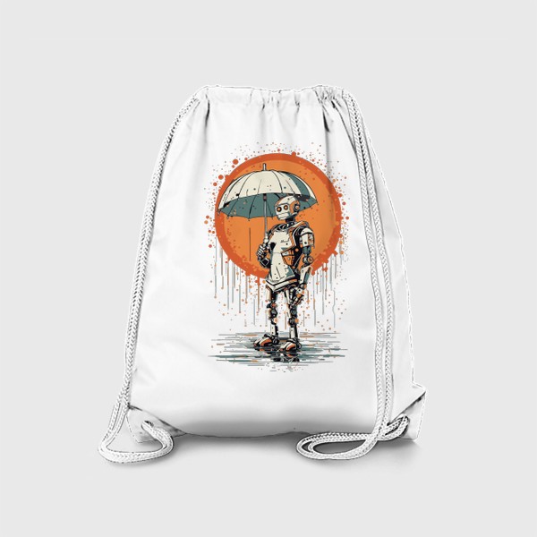 Рюкзак «Робот под дождём»