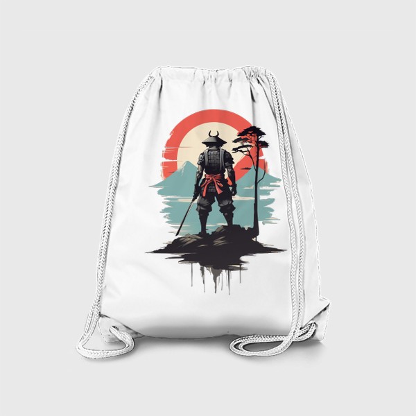 Рюкзак «Японский воин на закате»