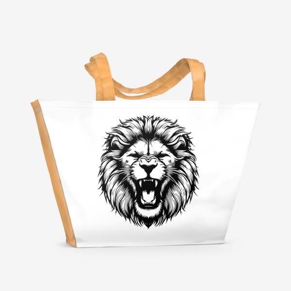 Пляжная сумка «Сила льва»