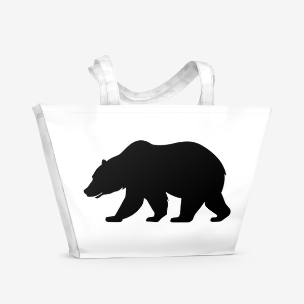 Пляжная сумка «Контур медведя»