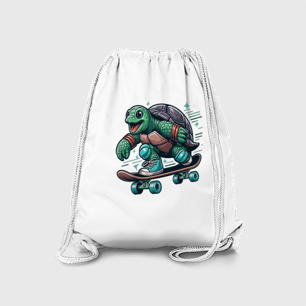 Рюкзак «Черепаха на скейтборде»
