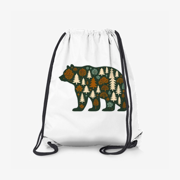 Рюкзак «Силуэт медведя»