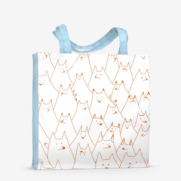 Сумка-шоппер «Милые лисы»