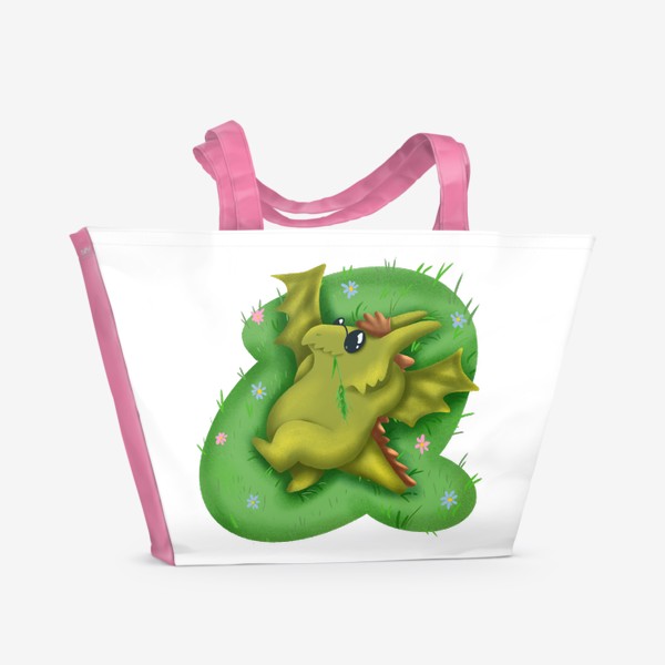 Пляжная сумка «Беззаботный дракон»