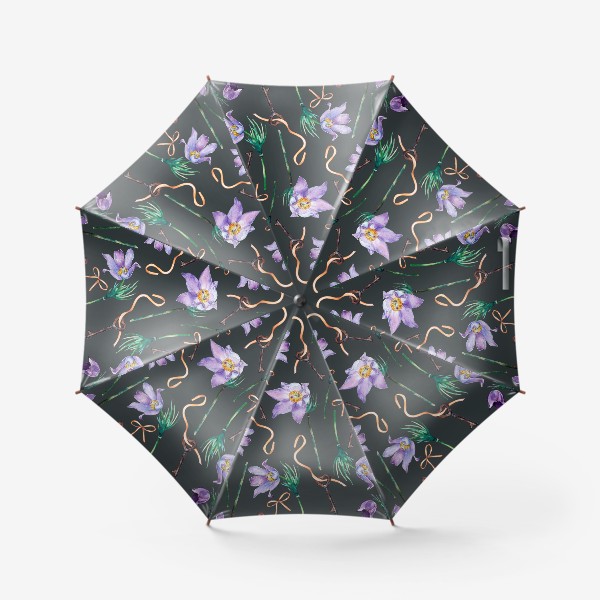 Зонт «Винтажные первоцветы»