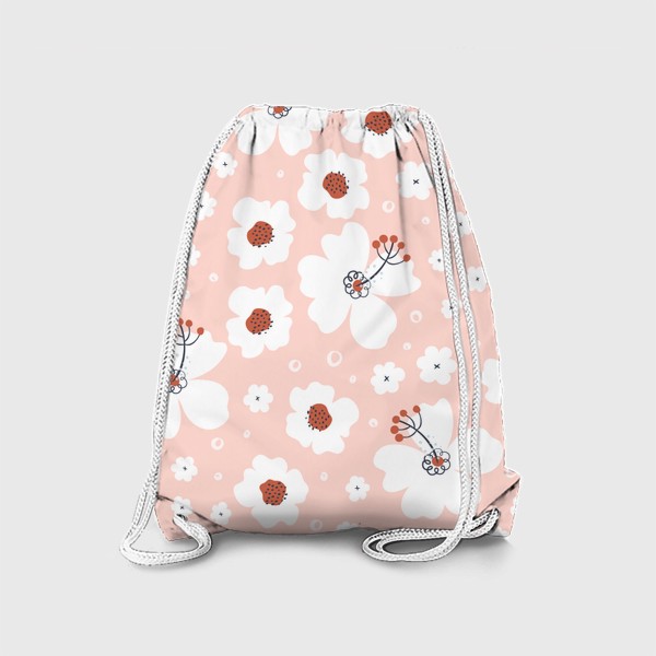 Рюкзак «Цветочный узор. Весенний паттерн»