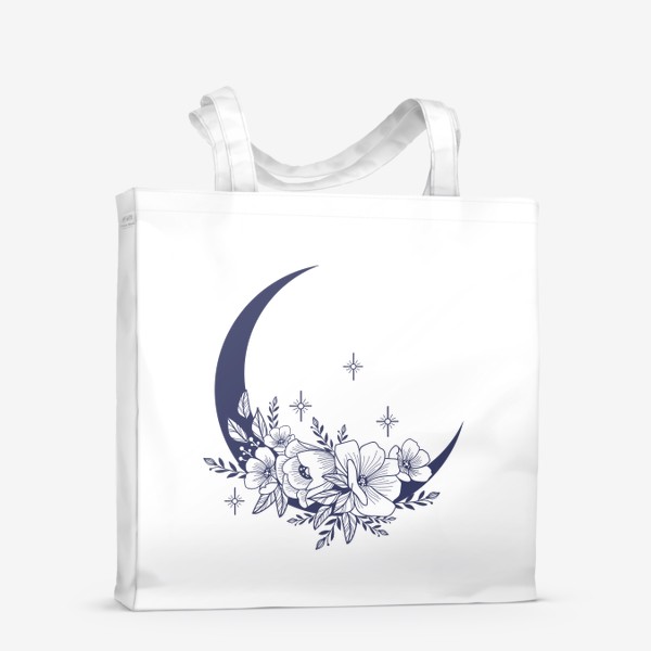 Сумка-шоппер «Цветущая луна»