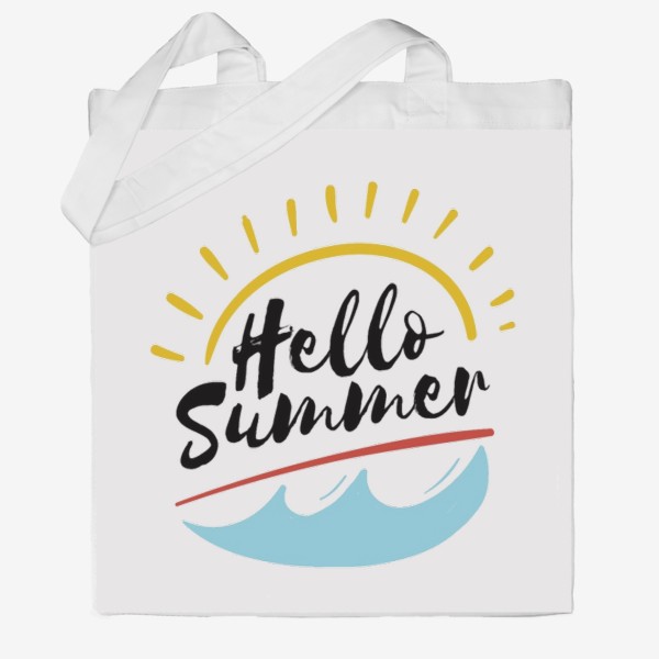 Сумка хб «Hello summer»