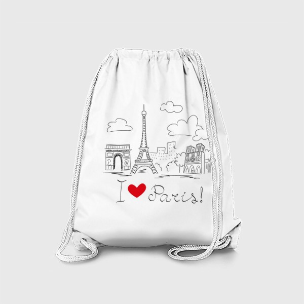 Рюкзак «Я люблю Париж»
