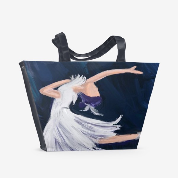Пляжная сумка «Волшебный танец балерины»