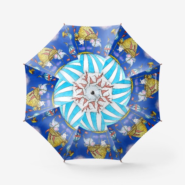Зонт «Воздушный шар и милые животные»