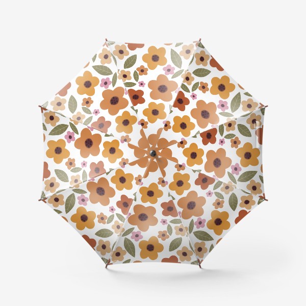 Зонт «Цветы паттерн 9»