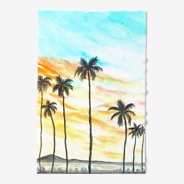 Полотенце «пальмы»