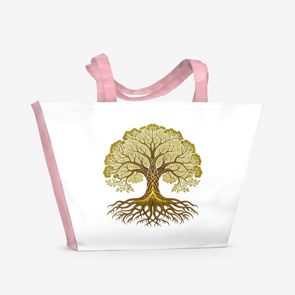 Пляжная сумка &laquo;Золотое дерево жизни&raquo;