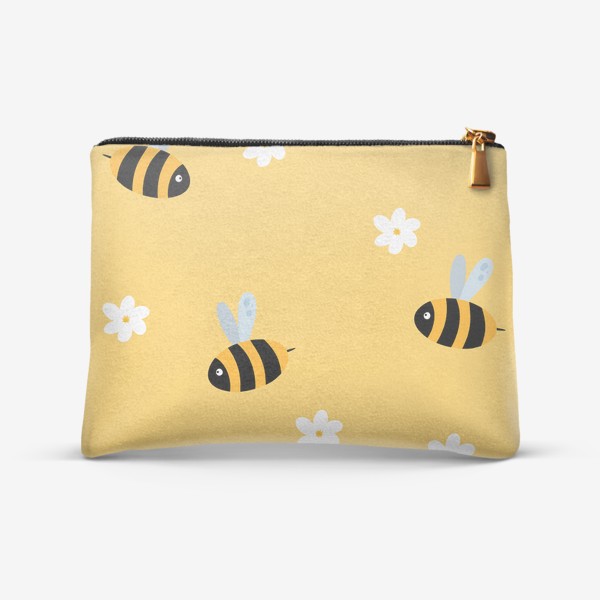 Косметичка «Пчелки на желтом фоне»