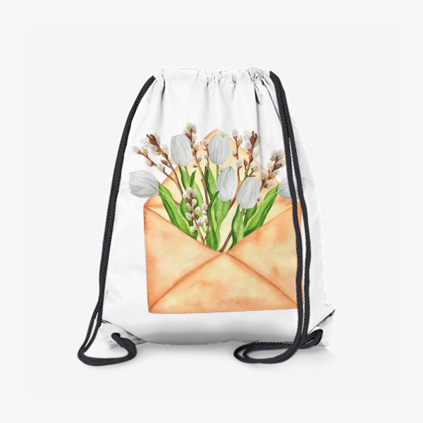 Рюкзак «Конверт с тюльпанами»