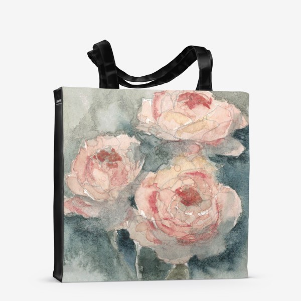Сумка-шоппер «Букет роз в ретро-стиле»
