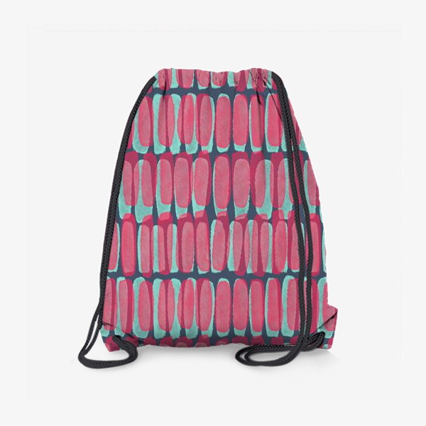 Рюкзак «Розовый геометрический паттерн »