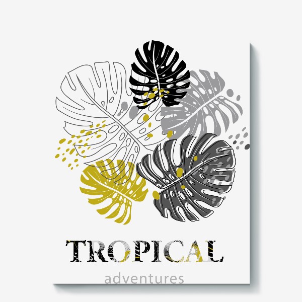 Холст «Тропические приключения»