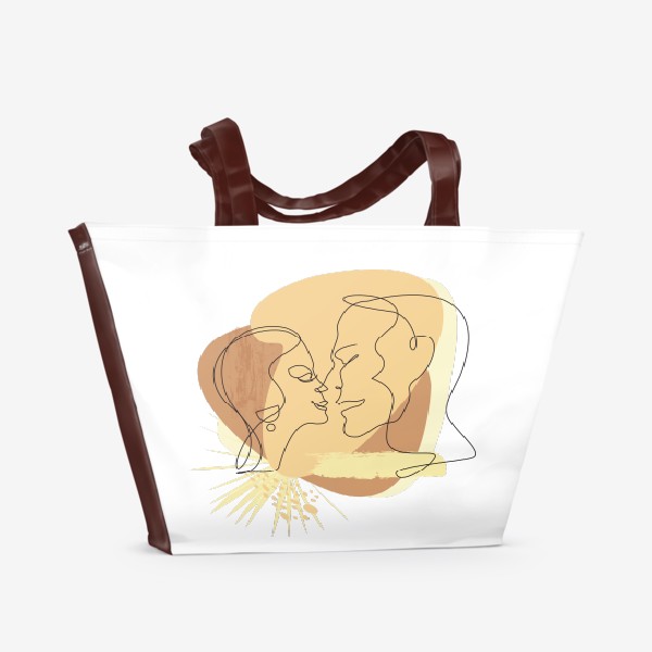 Пляжная сумка «поцелуй»