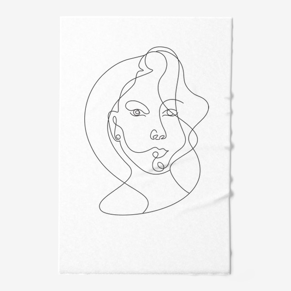 Полотенце «Портрет девушки в стиле Матисса»