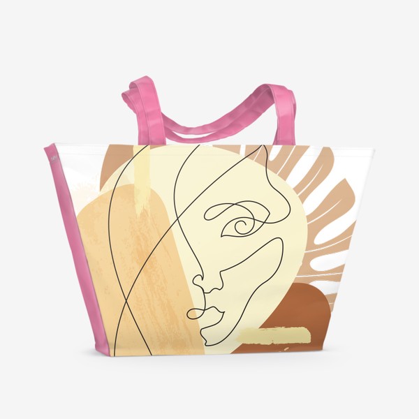 Пляжная сумка &laquo;Принт для футболки&raquo;