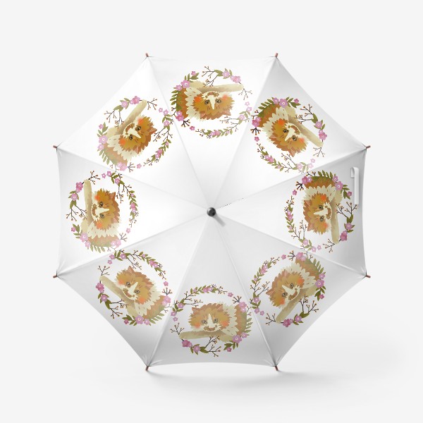 Зонт «Хурма в цветах (2)»