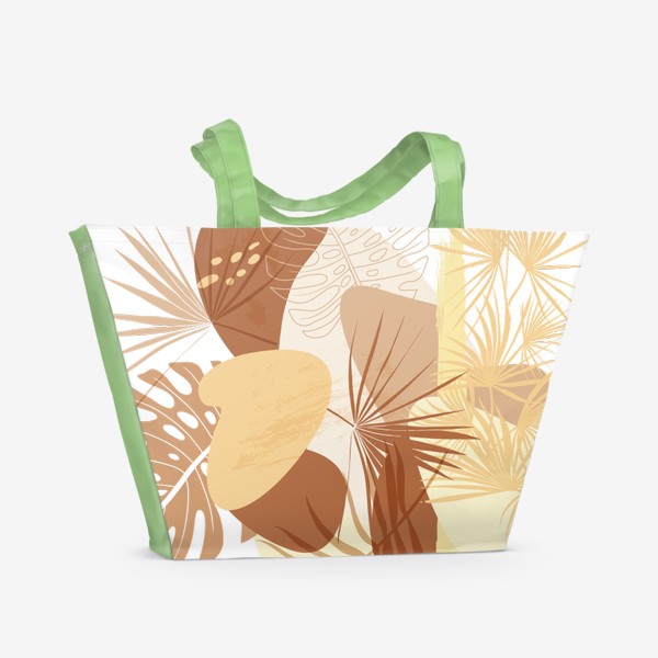 Пляжная сумка «Тропическая абстракция»