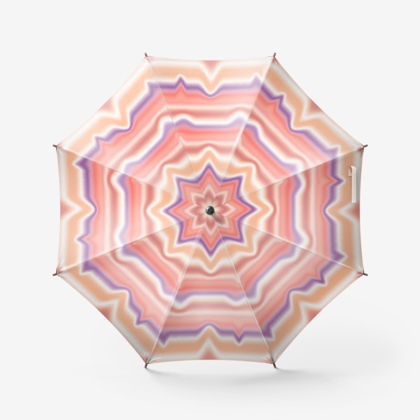 Зонт «Муаровые переливы (с цветом 2024 года - Персиковый пух)»