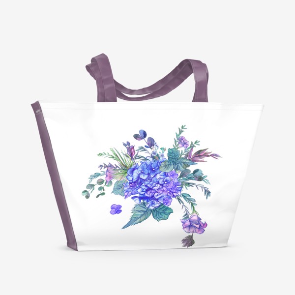 Пляжная сумка «Садовые цветы»