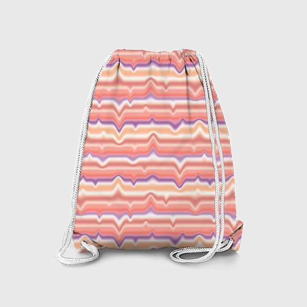 Рюкзак «Муаровые переливы (с цветом 2024 года - Персиковый пух)»