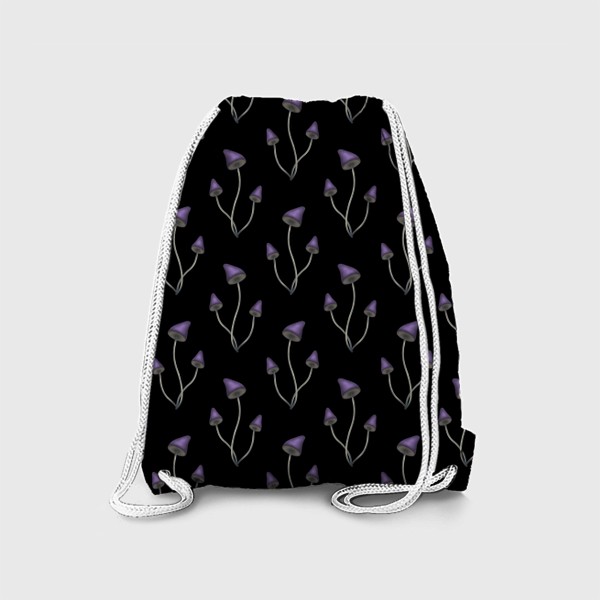 Рюкзак «Фиолетовые грибы - паттерн»